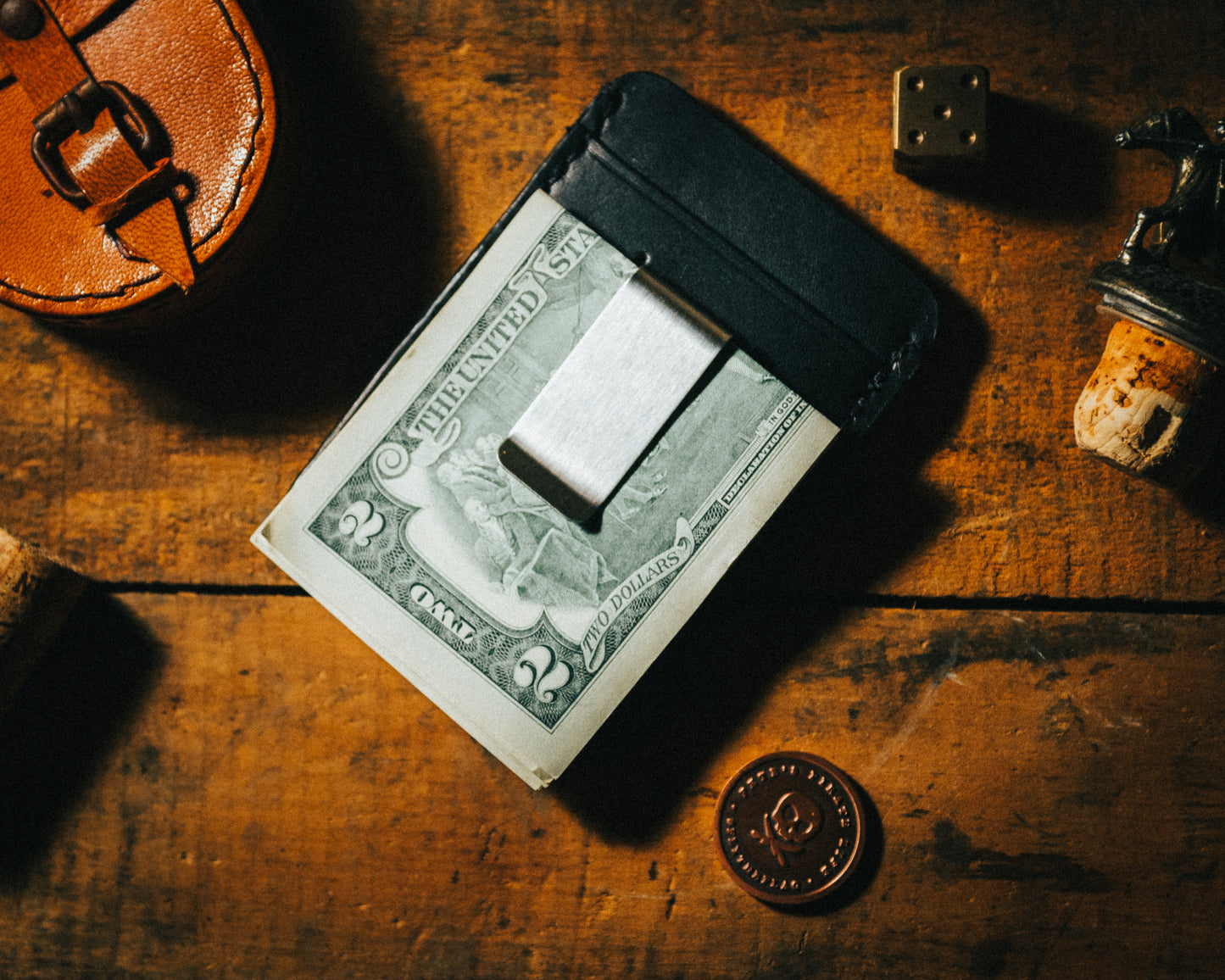 No 62 Minimalist Card Wallet w/ Money Clip